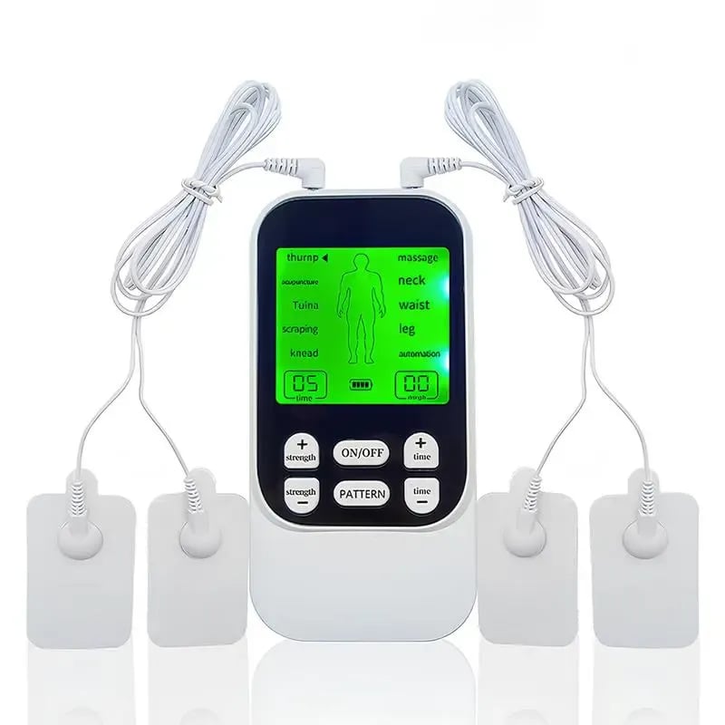 🙆‍♂️💪Rechargeable Muscle Stimulator Massager, 10 Modes 30 Intensity Levels TENS Unit with 10 Pads