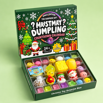 🎁 24 Days Holiday Squishy Advent Calendar – Halloween & Christmas Countdown Toys ✨