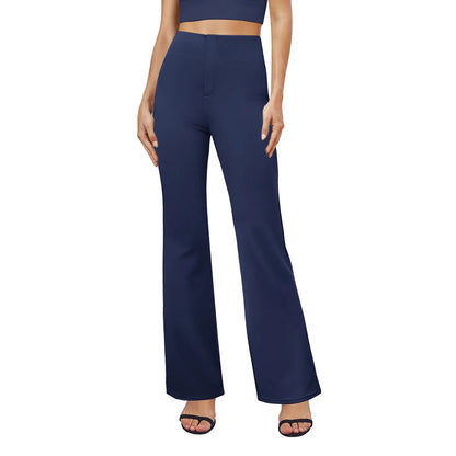 👖2026 Flex High-Waisted Elastic Yoga Pants for Women, featuring back pockets
