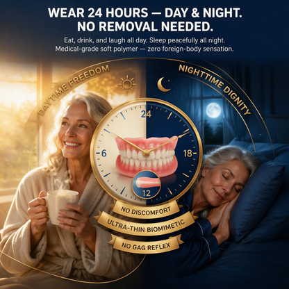 Dentist Recommendations-Comfort-fit decorative denture set