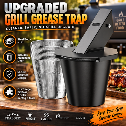 Kitchenware Square Steel Grease Drip Bucket with Lid