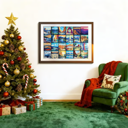 🧩24-Day Jigsaw Puzzle Advent Calendar — 1000 Pieces, 24 Mini Packs