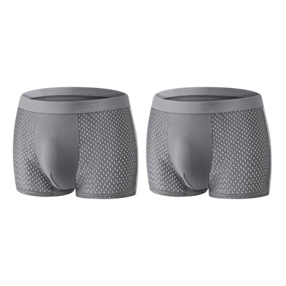 Premium Leakproof Ice Silk Mesh Men's Boxer Briefs