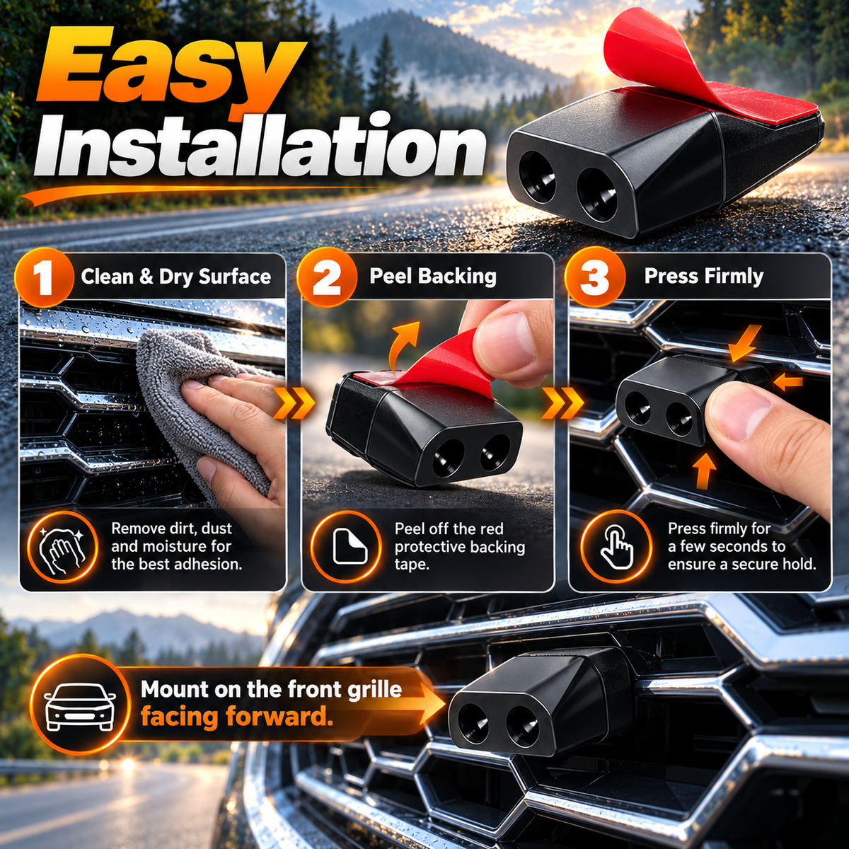 🦌 Deer Whistles Animal Warning Whistle | Safety For Cars Trucks RVs Motorcycles