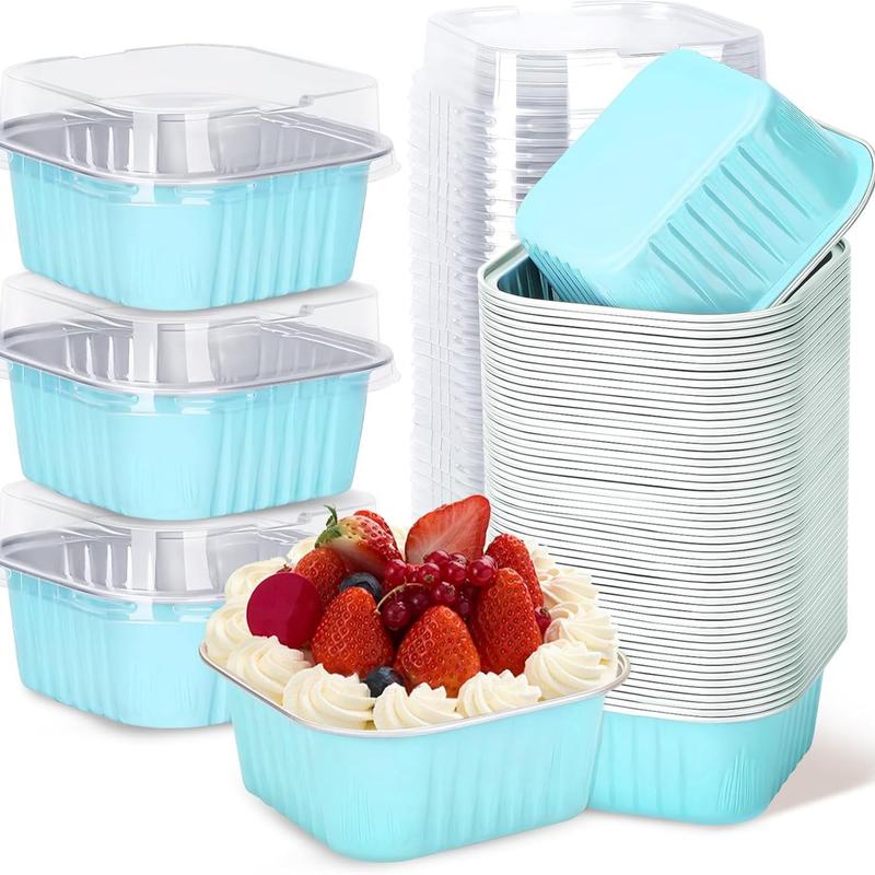30-Pack Pink 5oz Mini Aluminum Cake Pans