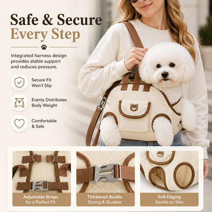 The Ultimate Hands-Free Pet Carrier|Comfortable Support For Every Adventure