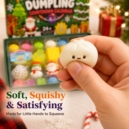 🎁 24 Days Holiday Squishy Advent Calendar – Halloween & Christmas Countdown Toys ✨