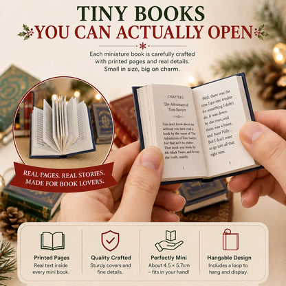 🎄📚The Mini Book Ornament Advent Calendar
