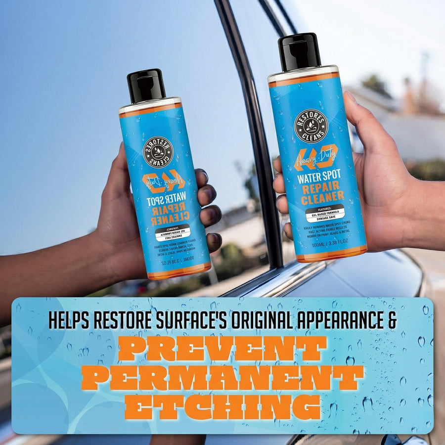 Water Spot Eraser Gel helps restore surface appearance and prevent permanent etching
