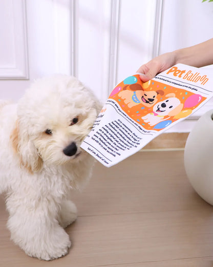 Dog Newspaper Durable Chew Crinkle Toy