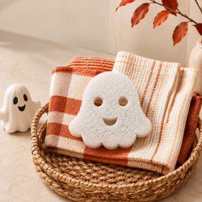 🎃 Halloween Spooky Scrub Sponge Set – Cute Kitchen Cleaning Sponges 👻