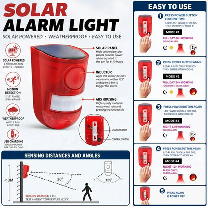 ⏰Limited Stock 49% OFF🛡️☀️Solar Ultrasonic Animal Scarer – 110° PIR sensor, detects up to 8m – Keeps gardens safe from pests & wildlife