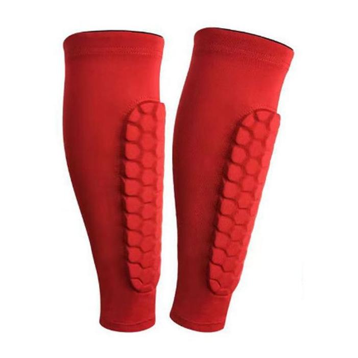 Kids Soccer Shin Defender Shin Guards Sleeves with Foam Padding - Sizes S to XL