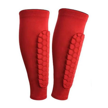 Kids Soccer Shin Defender Shin Guards Sleeves with Foam Padding - Sizes S to XL