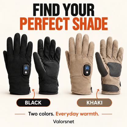 🔥 🧤Rechargeable Heated Gloves – Touchscreen Winter Gloves with Adjustable Heat for Skiing