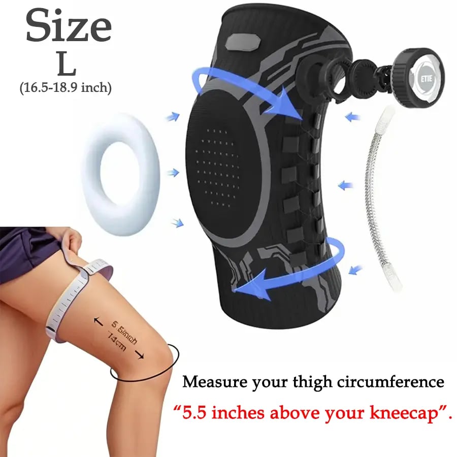 🔥 LAST DAY 49% OFF - 🏃 Dial‐Adjustable Knee Support Brace