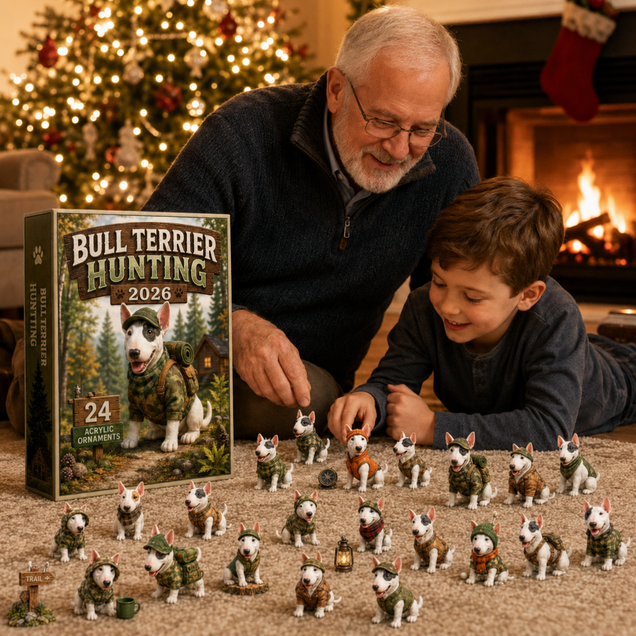 🎄Last Day 49% OFF –✨Everyday Bull Terrier Advent Calendar 2026 - 24-Day Festive Countdown