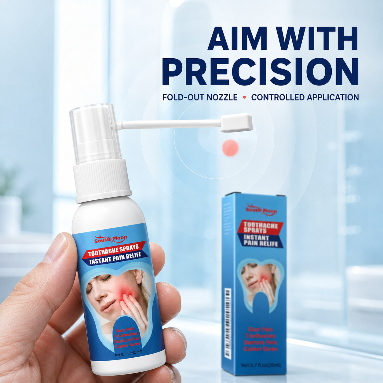 Oral Care Spray - Mouth Care Solution for Quick-Acting Toothache Relief