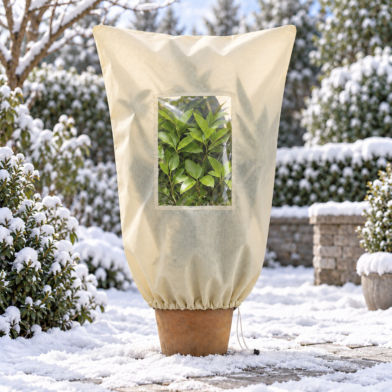 Plant Frost Protection Cover - Winter Frost Protection For Trees, Plants, And Shrubs
