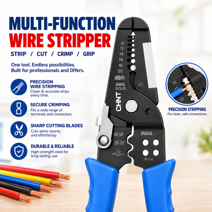 1025 Long Nose Multi-Purpose Wire Stripper Tool