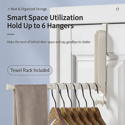 Expandable Folding Wall Hook – Space-Saving Drying Rack & Hidden Towel Hanger for Doors