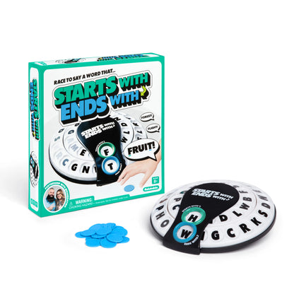 Starts With Ends With Word Game by Relatable - Family Board Game with Spinner and Tokens