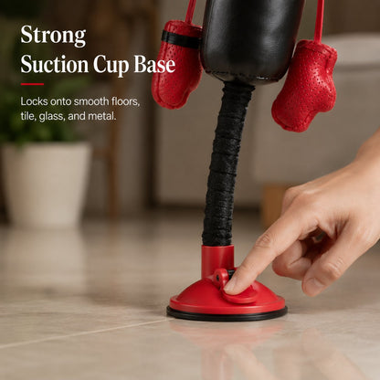 🥊 Interactive Cat Boxing Toy – Catnip Punching Bag with Strong Suction Base🐱
