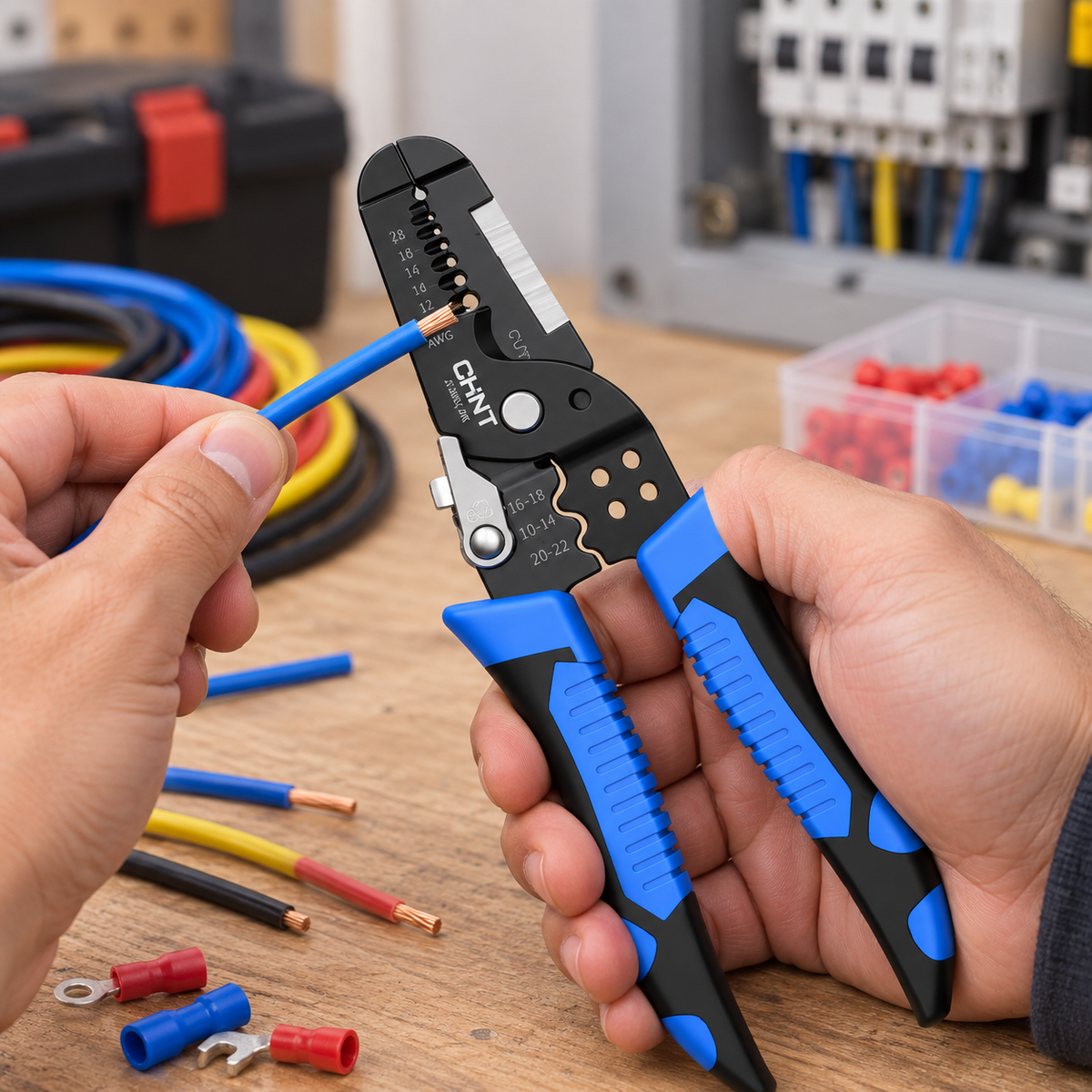 1025 Long Nose Multi-Purpose Wire Stripper Tool