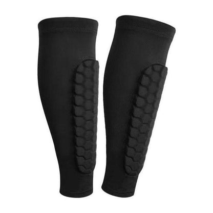 Kids Soccer Shin Defender Shin Guards Sleeves with Foam Padding - Sizes S to XL