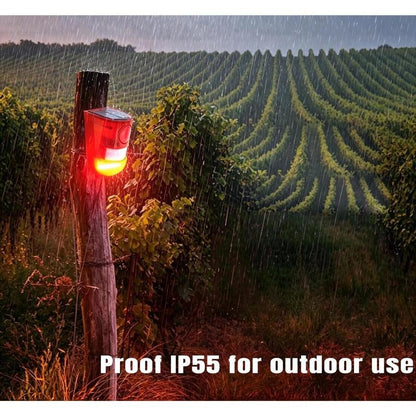 ⏰Limited Stock 49% OFF🛡️☀️Solar Ultrasonic Animal Scarer – 110° PIR sensor, detects up to 8m – Keeps gardens safe from pests & wildlife