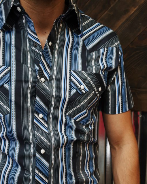 Men's Ely Cattleman Stripe Western Snap Shirt