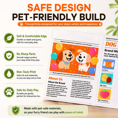🐾Durable Newspaper Pet Balloon Dog Toy - Crinkle Chew for Boredom Relief