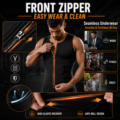 Men's Sweat Sauna Shaper Vest🔥