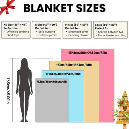 Rudolph the Red Nosed Reindeer Christmas Blanket