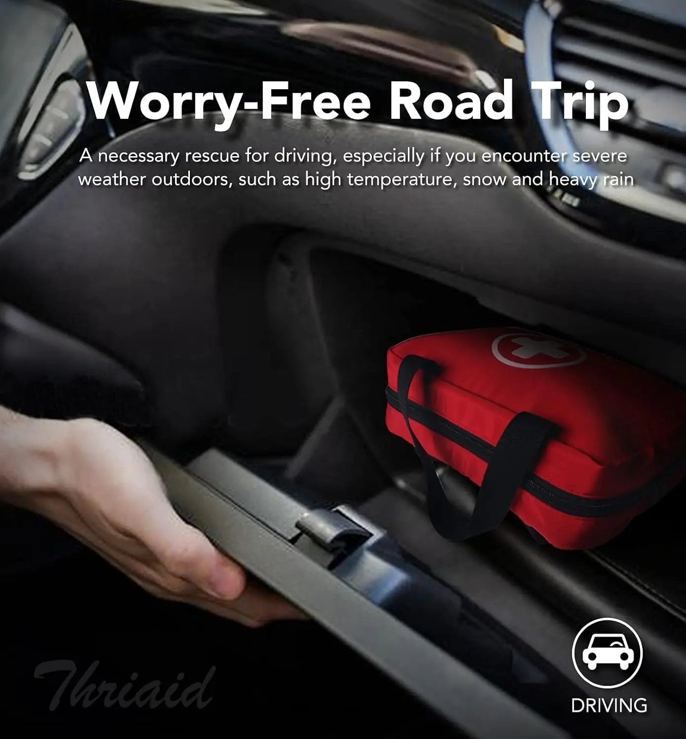 ⏰Limited Stock 49% OFF🚨 Waterproof First Aid Kit – Compact Emergency Kit For Home, Car & Outdoor