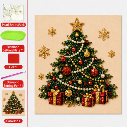 🎄 DIY Christmas Pearl Diamond Painting Art Kit | Holiday Craft Decor