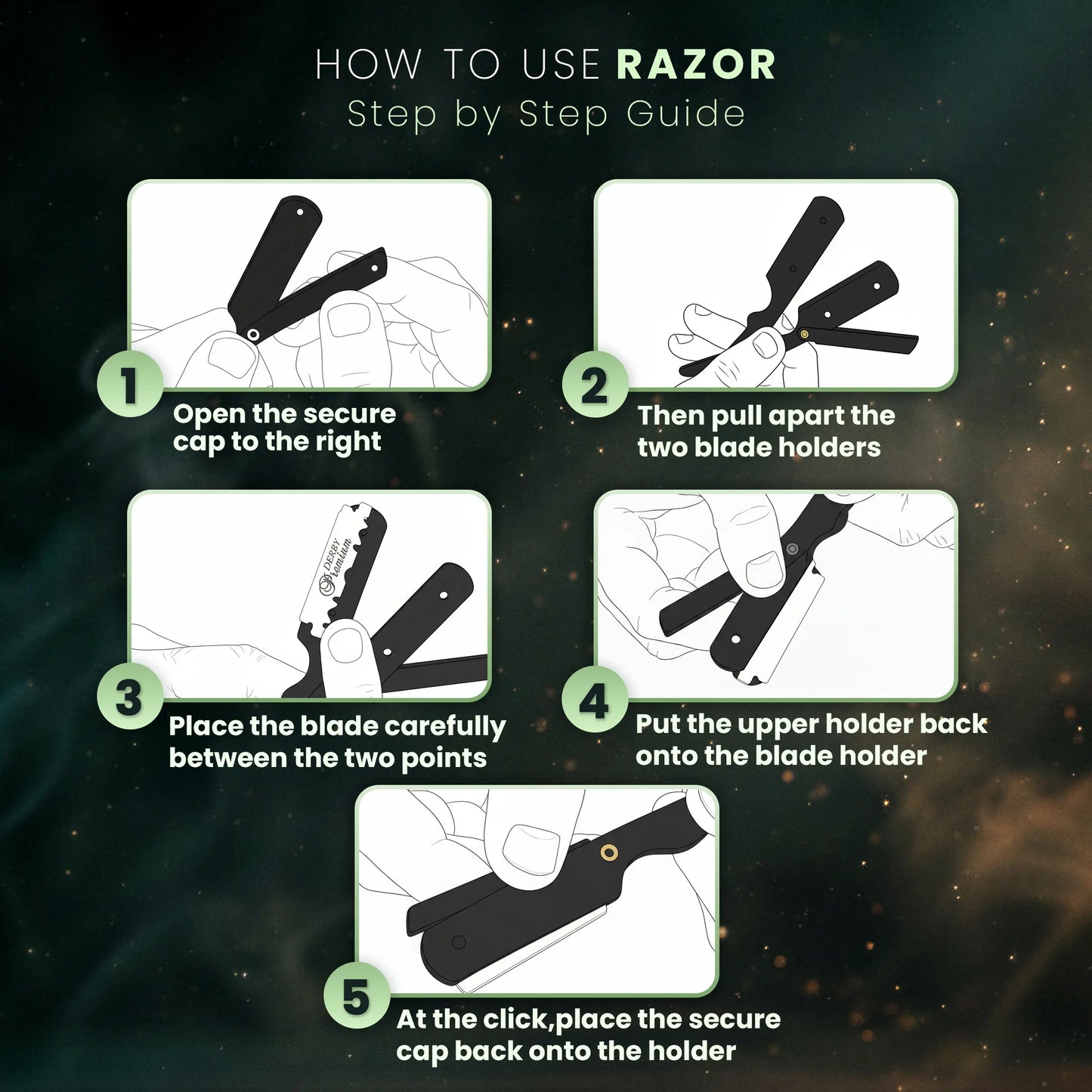 Valorsnett Professional Straight Razor Kit