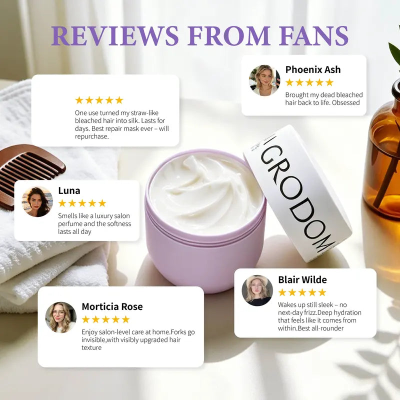 Keratin Repair Hair Mask,Deep Conditioning Hair Treatment for Damaged Hair