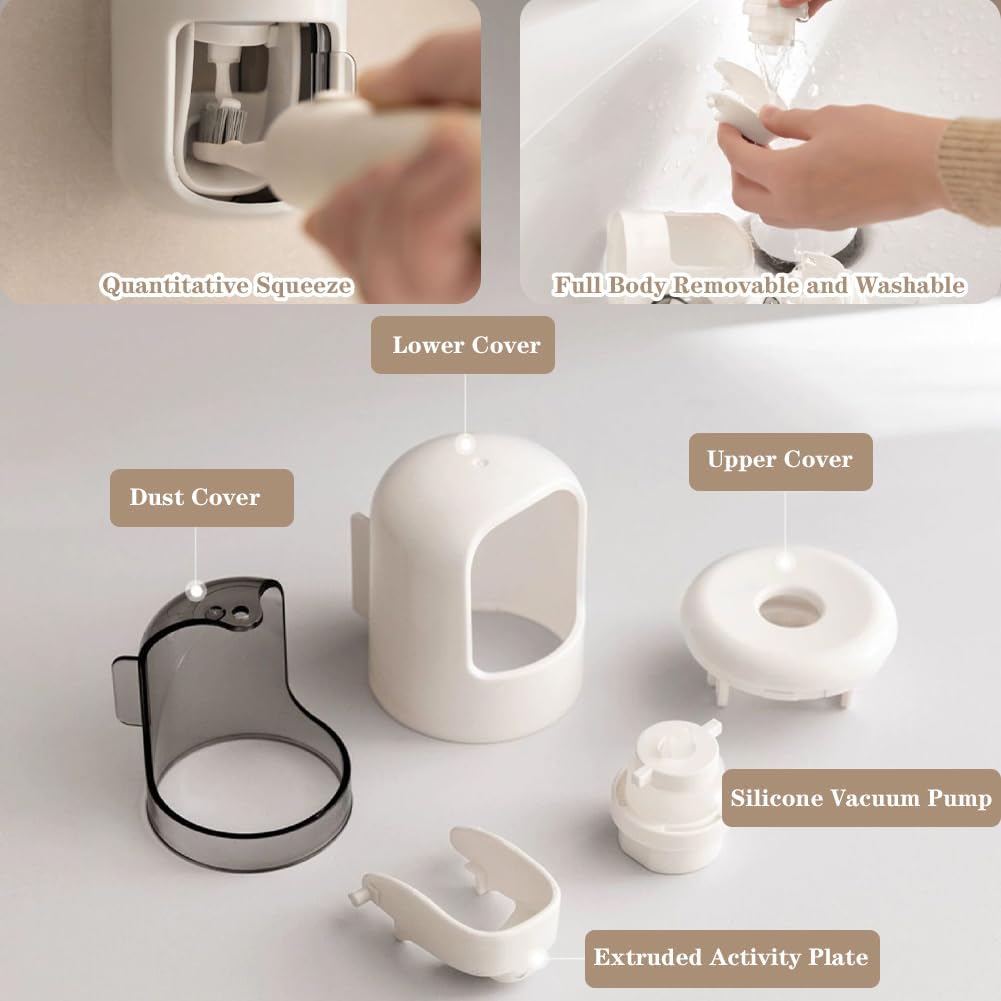 Automatic Toothpaste Dispenser, Non-Contact Tube Squeezer