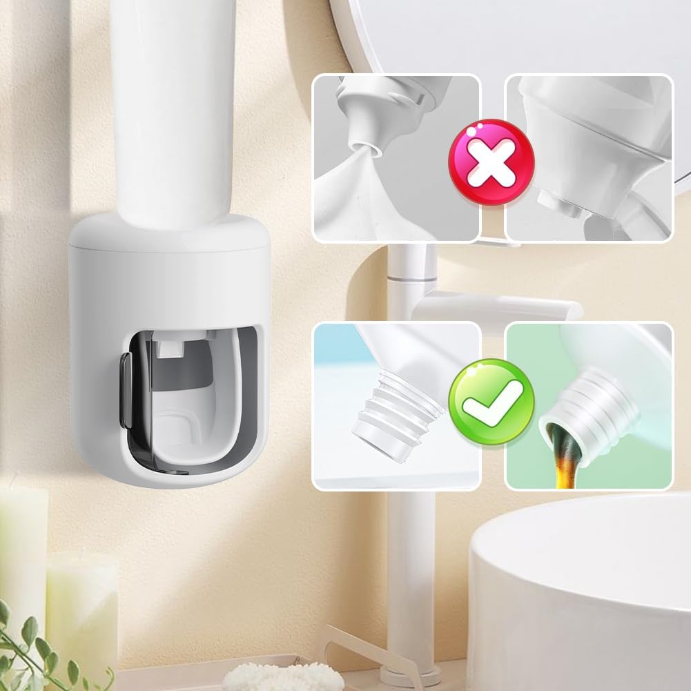 Automatic Toothpaste Dispenser, Non-Contact Tube Squeezer