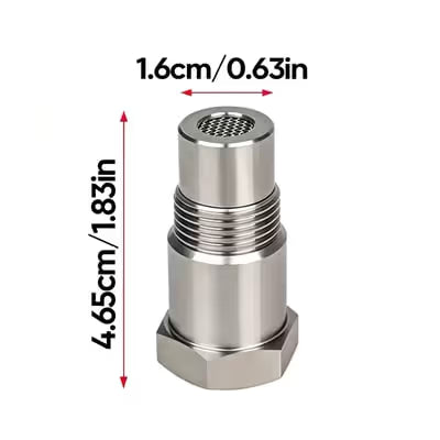 Oxygen Sensor Filter Adapter-Universal M18xl.5 Thread Fit Works on Cars, Trucks & SUVs