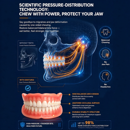 Dentist Recommendations-Comfort-fit decorative denture set