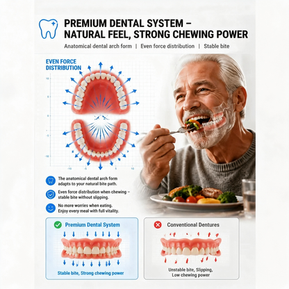Dentist Recommendations-Comfort-fit decorative denture set