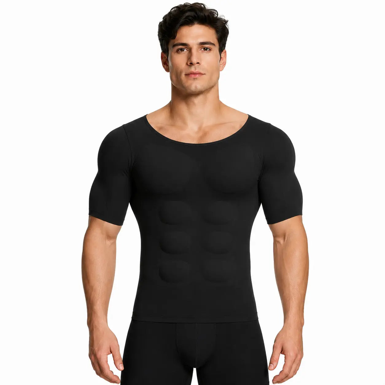 Valors Men's Seamless Muscle Tee with Removable Pads
