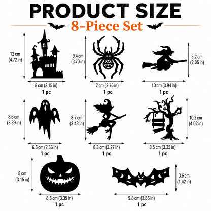 Halloween LED Silhouette Wall Light Stickers