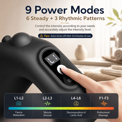 Hands-Free Fascia Massager for Muscle Relaxation & Recovery