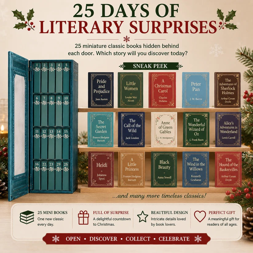 🎄📚The Mini Book Ornament Advent Calendar