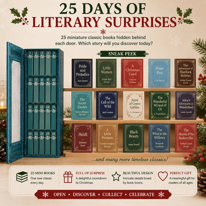 🎄📚The Mini Book Ornament Advent Calendar