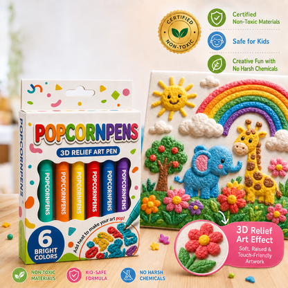 3D Relief Art Pen – Turn Flat Drawings Into Touchable 3D Art