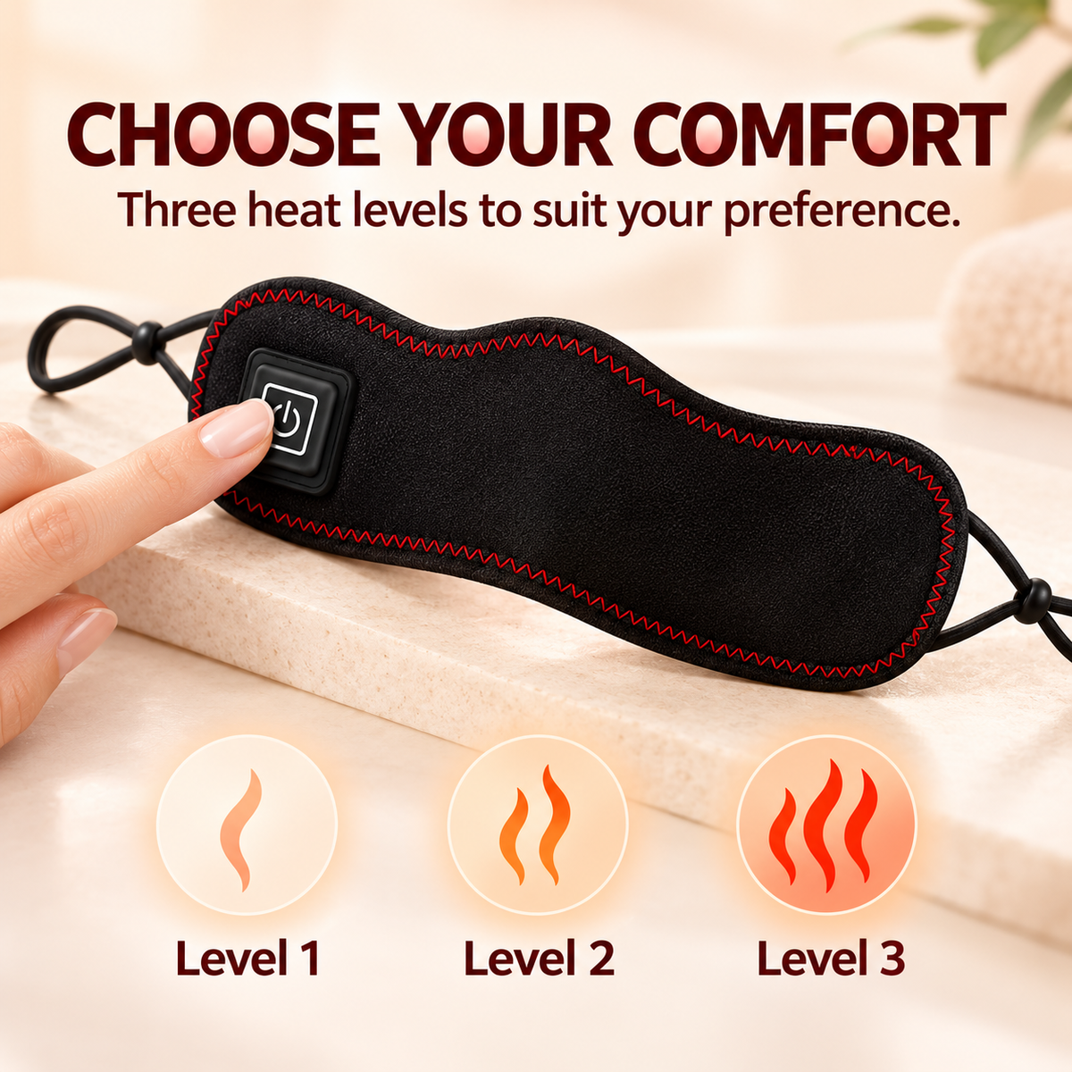 Red Light Nose Warmer for Easier Breathing